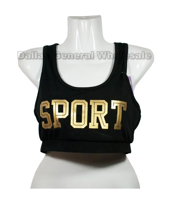 Race Back Sports Bra Tops Wholesale