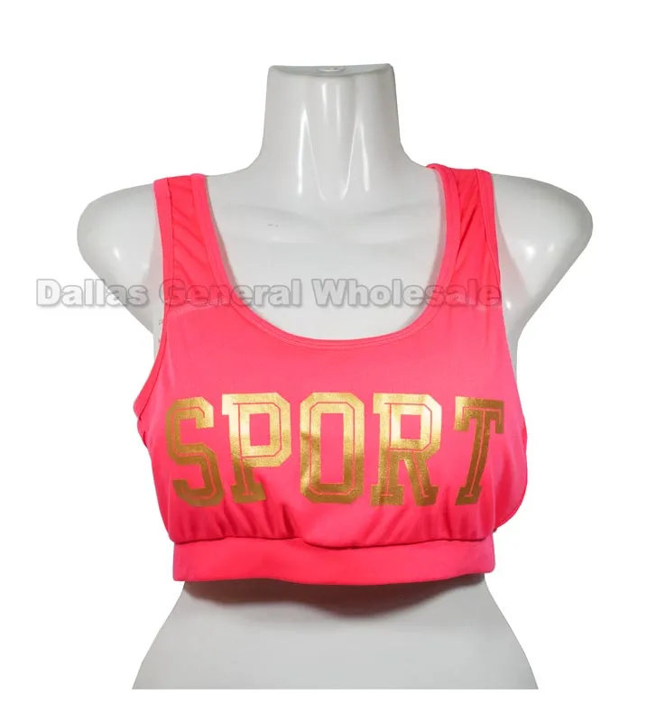 Race Back Sports Bra Tops Wholesale