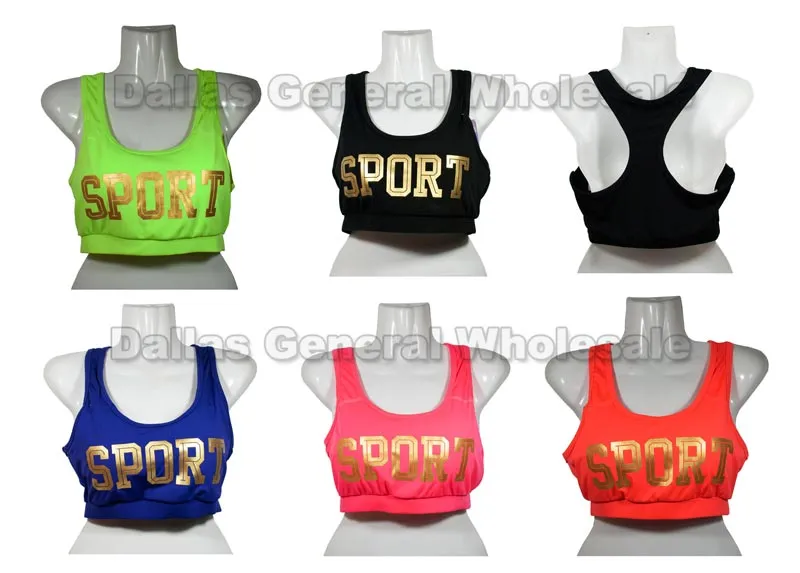 Race Back Sports Bra Tops Wholesale