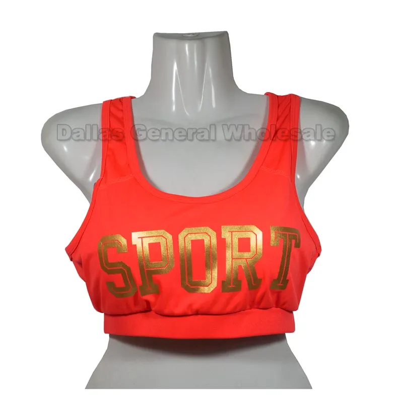 Race Back Sports Bra Tops Wholesale