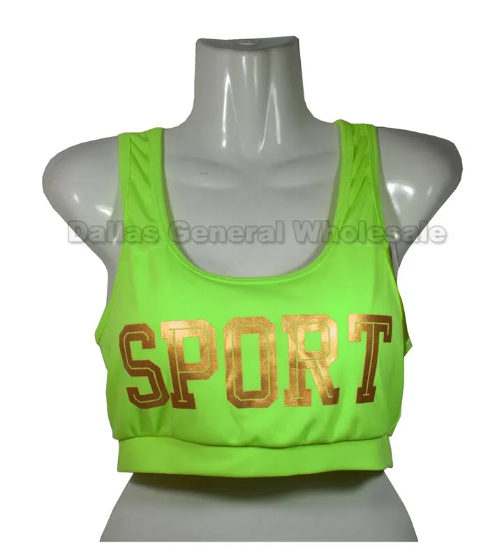 Race Back Sports Bra Tops Wholesale