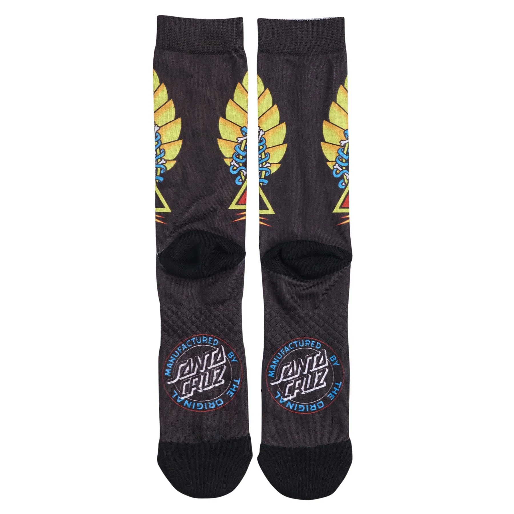 SANTA CRUZ NATAS SCREAMING PANTHER CREW SOCKS