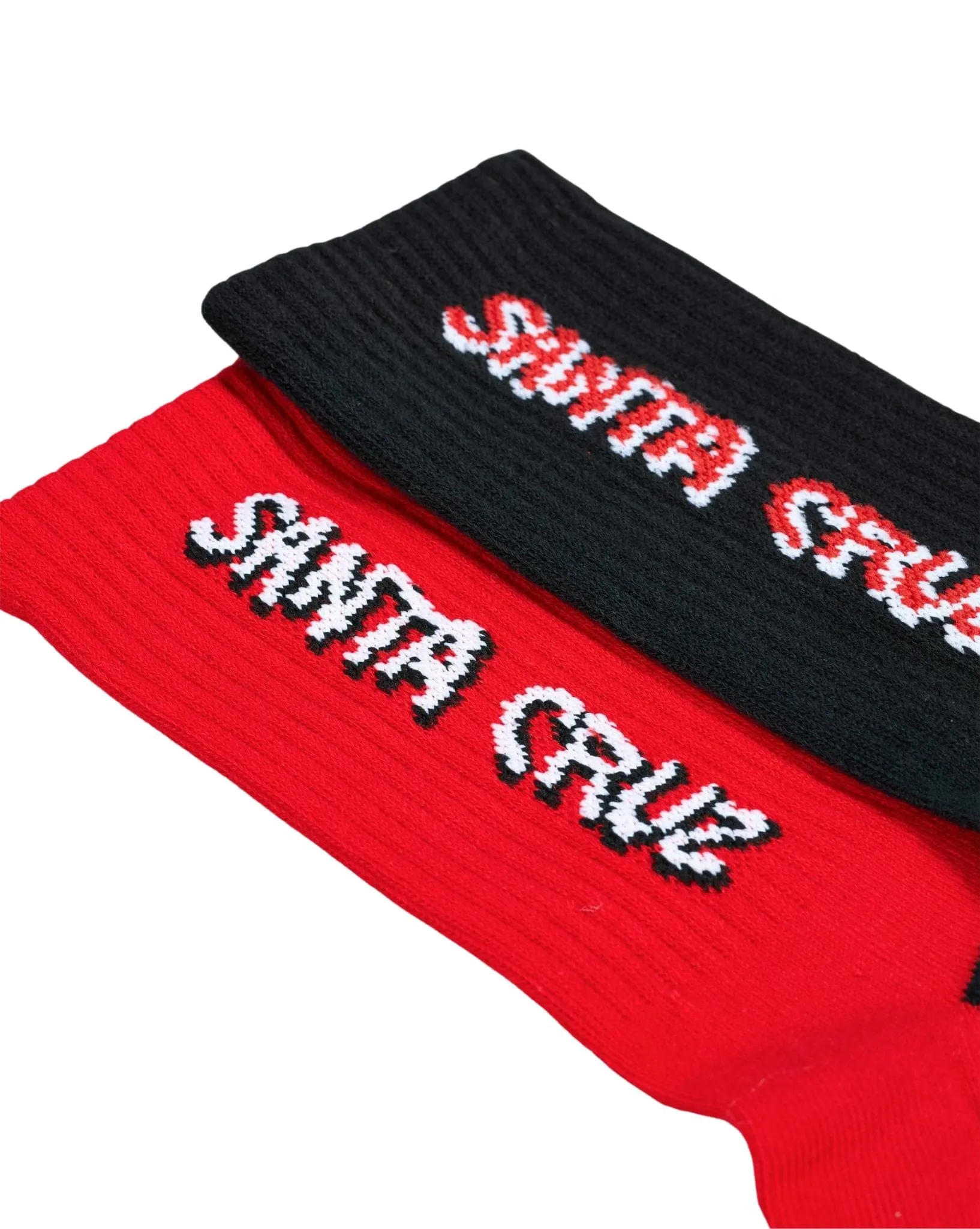 Screaming Wave Strip Crew Sock