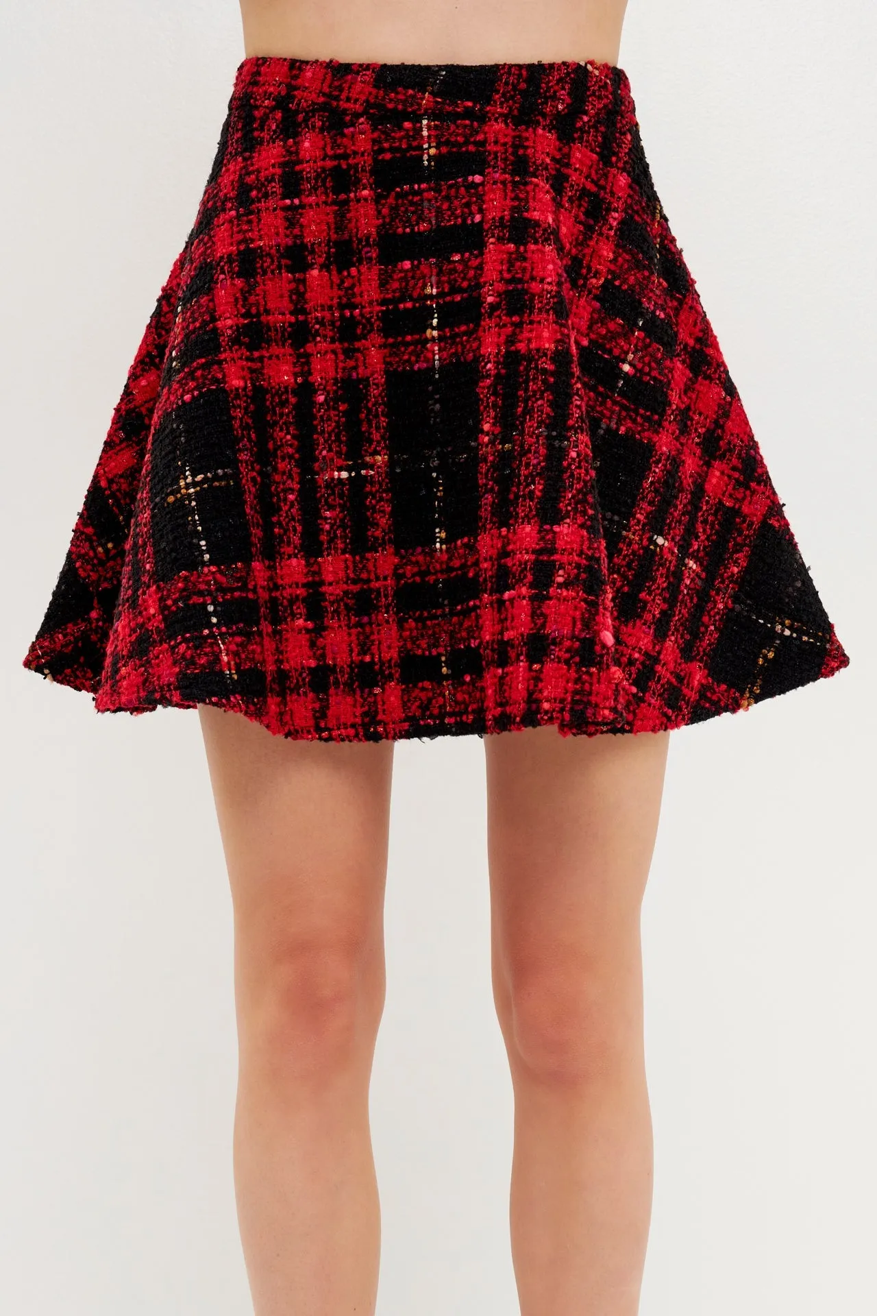 Tweed Skater Skirt