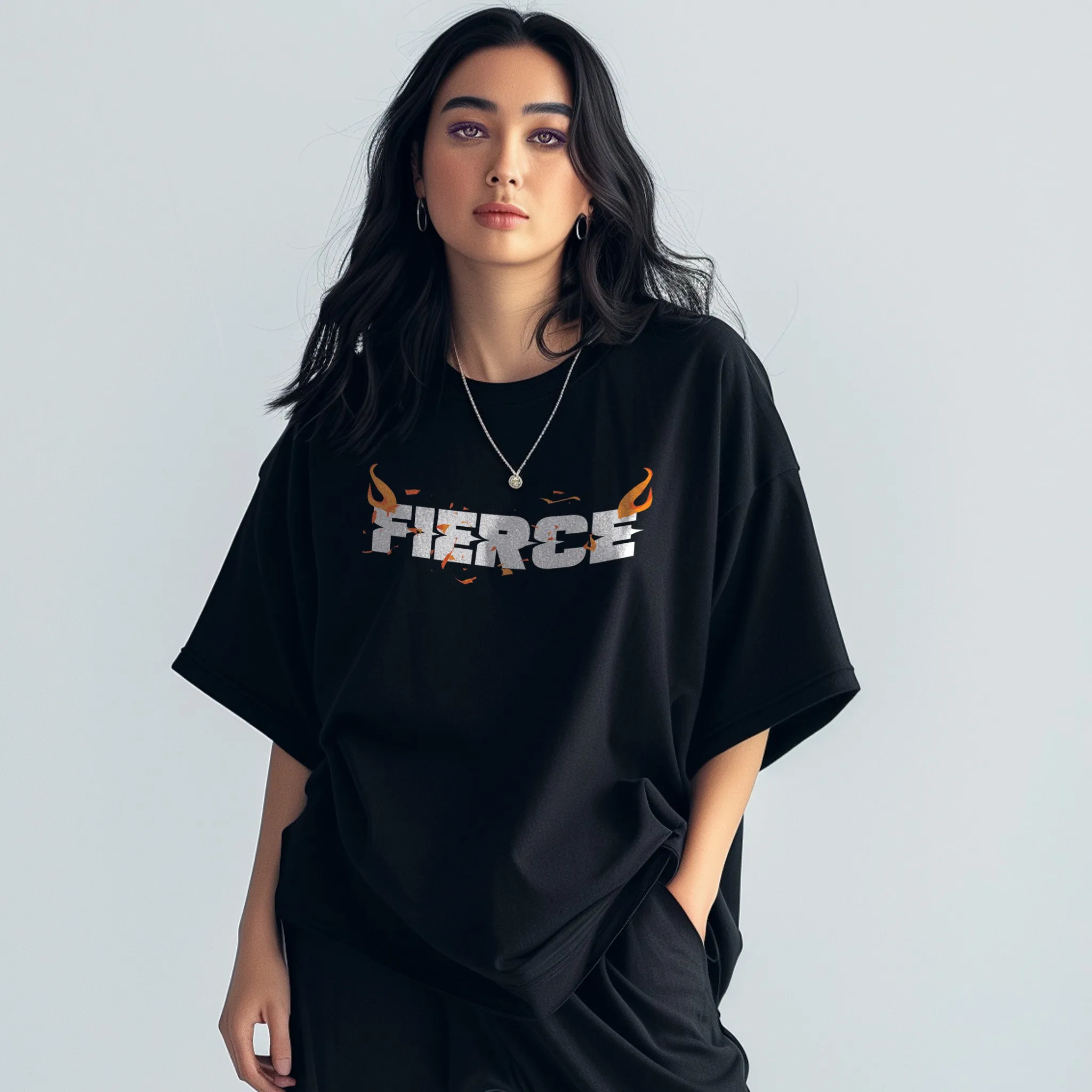 Unisex Fierce Oversized T-Shirt