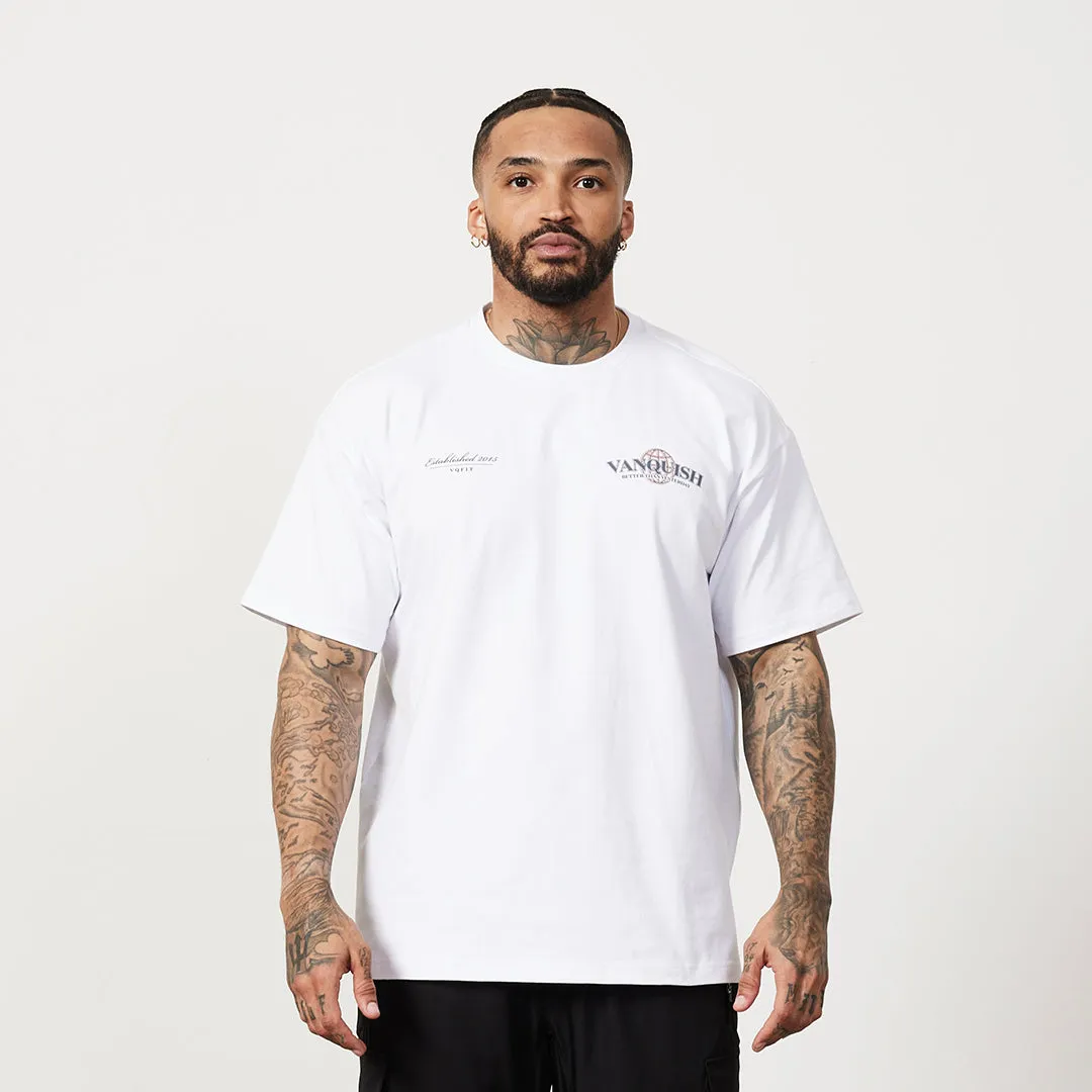 Vanquish TSP White Global Oversized T Shirt