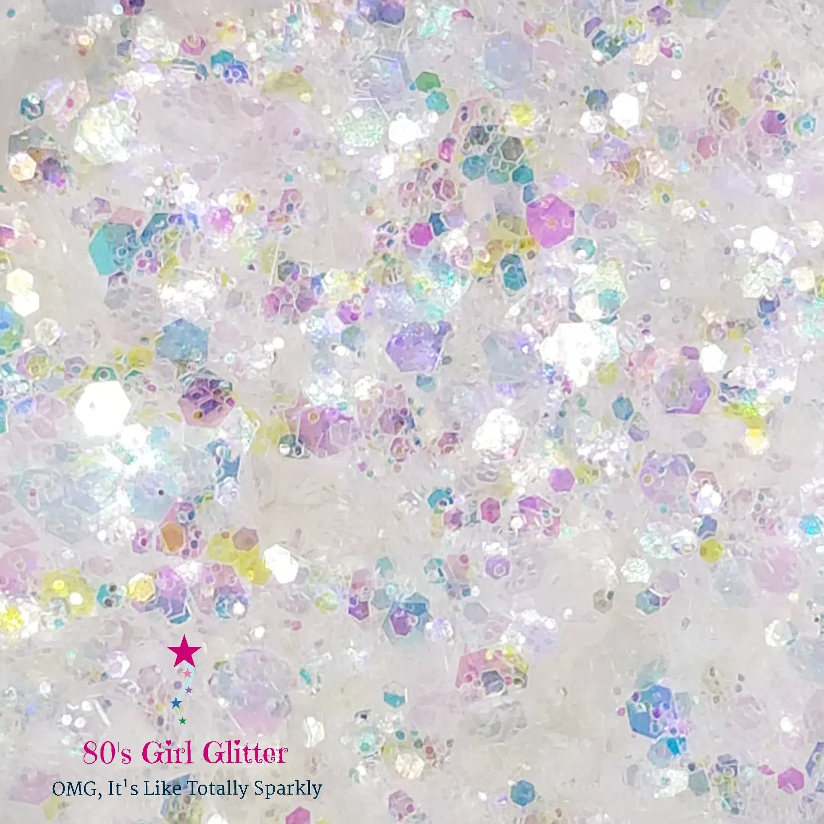 Vision Quest - Glitter - White Iridescent/Opalescent Glitter