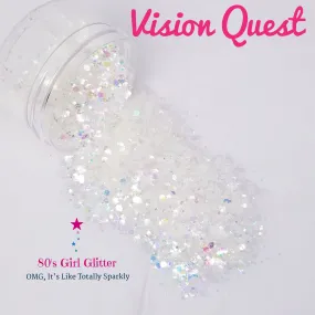 Vision Quest - Glitter - White Iridescent/Opalescent Glitter