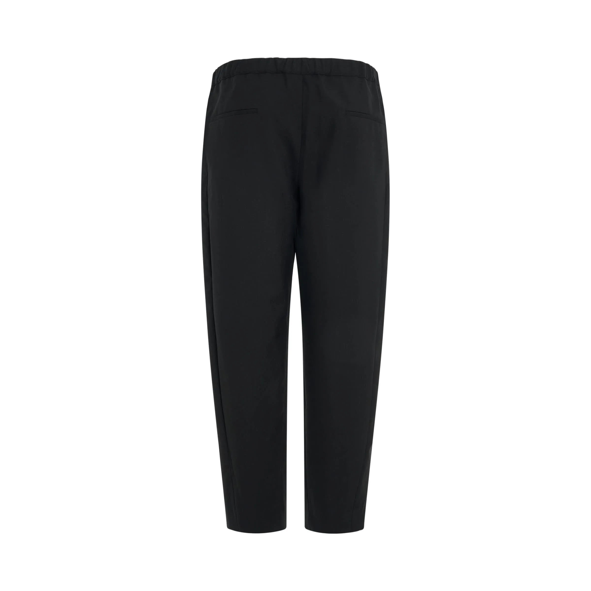 Wide Leg Cropped Pants in Black