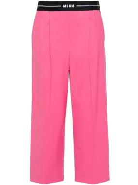 Wool Cropped Trousers